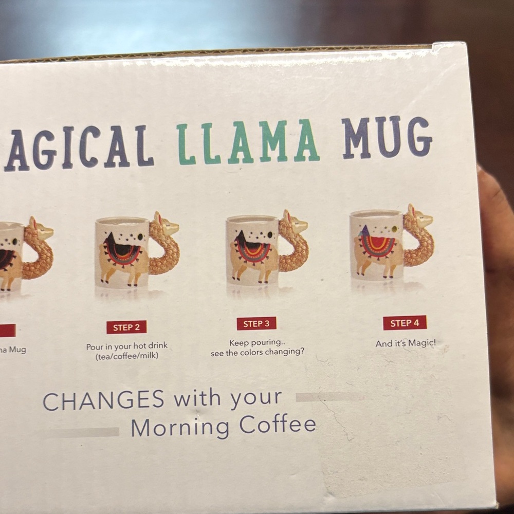 Magical Llama Mug - Color-Changing Coffee Mug